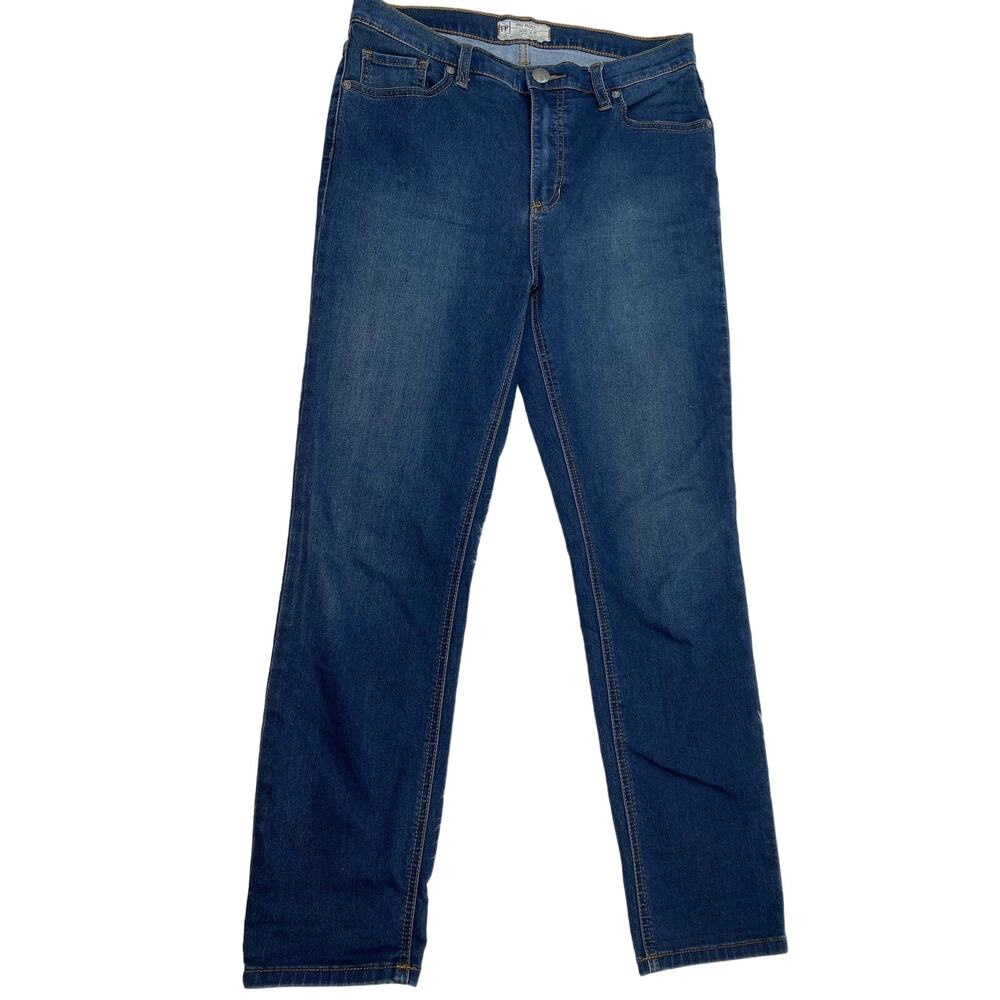Free People Women's High Waist Straight‎ Leg Ankle Jeans Size 30 Blue